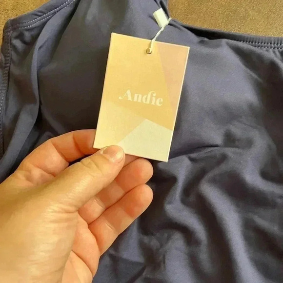 Andie NWT Women’s Navy Blue The Amalfi One Piece Swim Suit Size XXL - Picture 8 of 10